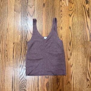 a new day Women's Ribbed Tank Top - purple
